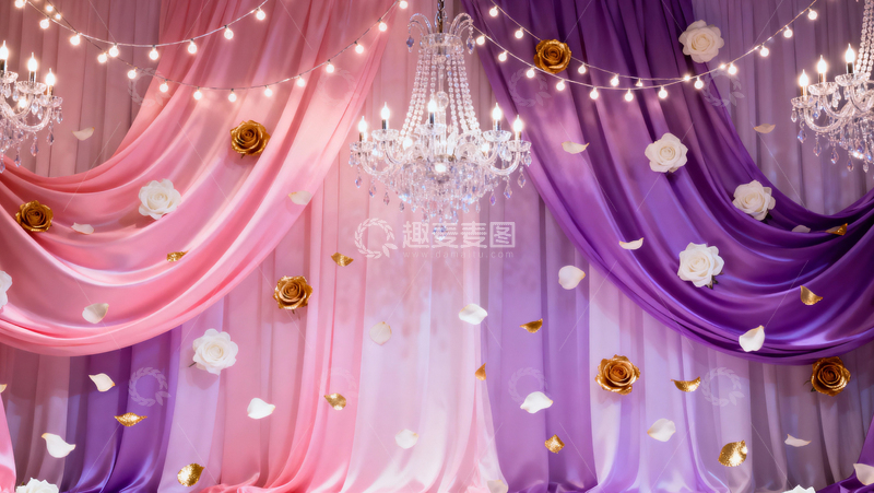 高清大图下载【趣麦麦图】情人节婚礼浪漫背景044