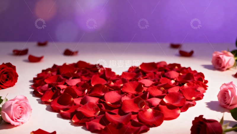 高清大图下载【趣麦麦图】情人节婚礼浪漫背景035