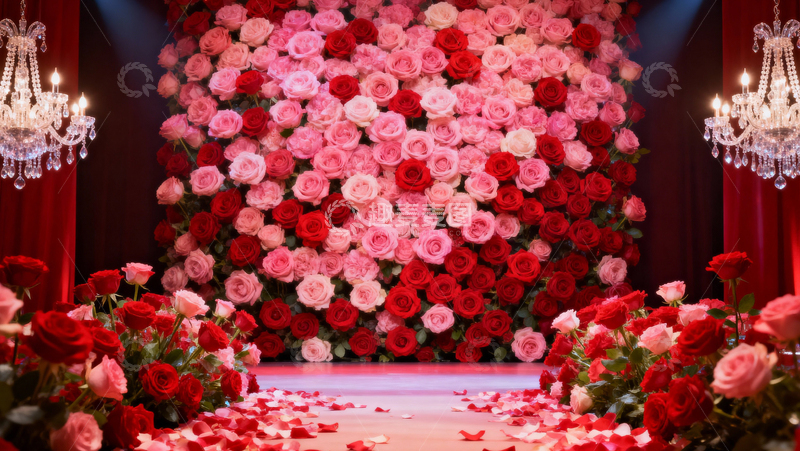 高清大图下载【趣麦麦图】情人节婚礼浪漫背景043