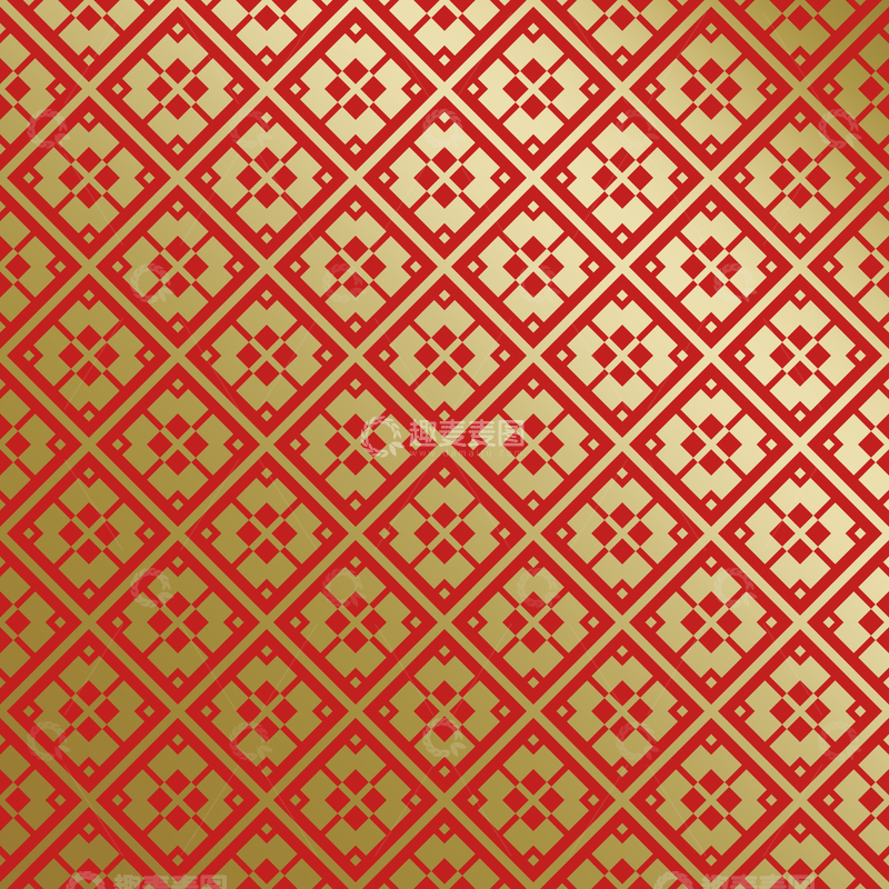 源文件下载【趣麦麦图】红金中式喜庆花纹背景784