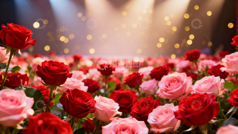 高清大图下载【趣麦麦图】情人节婚礼浪漫背景029