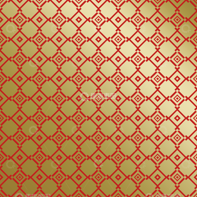 源文件下载【趣麦麦图】红金中式喜庆花纹背景787