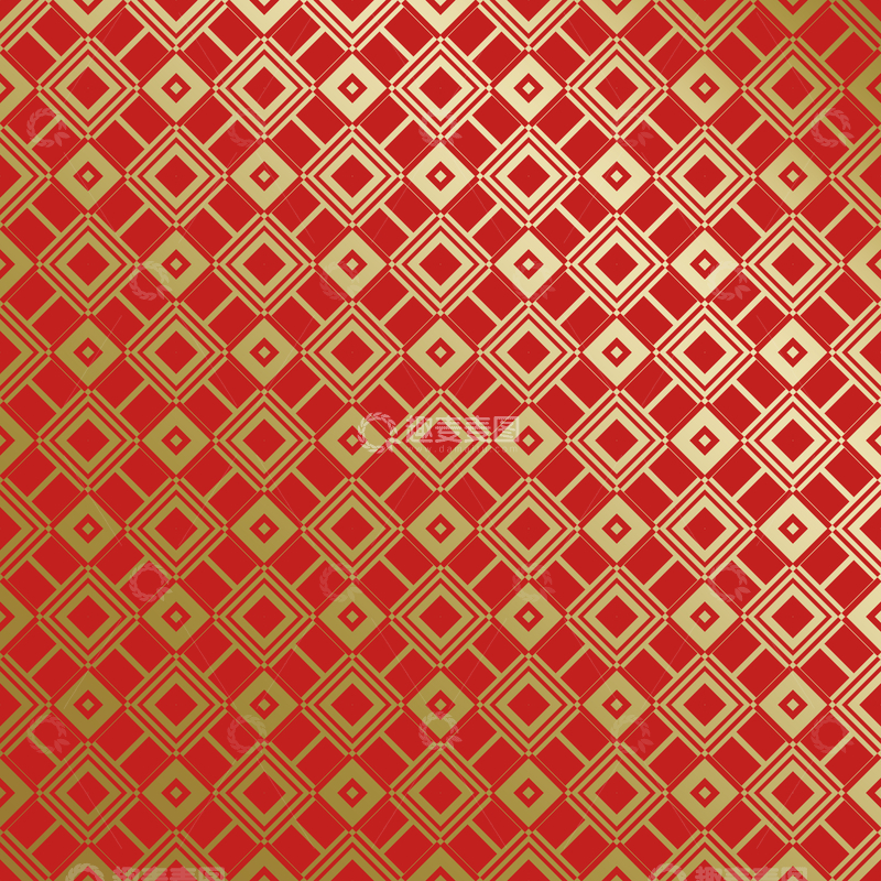 源文件下载【趣麦麦图】红金中式喜庆花纹背景792