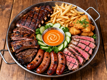 美式烤肉拼盘4
