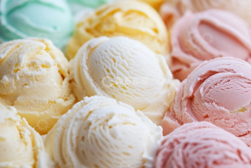 高清大图下载【趣麦麦图】冰激凌雪球美食摄影