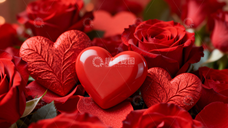 高清大图下载【趣麦麦图】情人节婚礼浪漫背景080