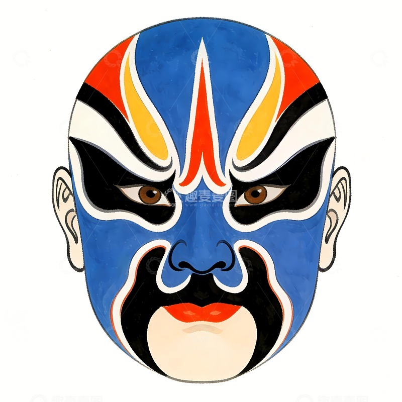 高清大图下载【趣麦麦图】京剧脸谱图案