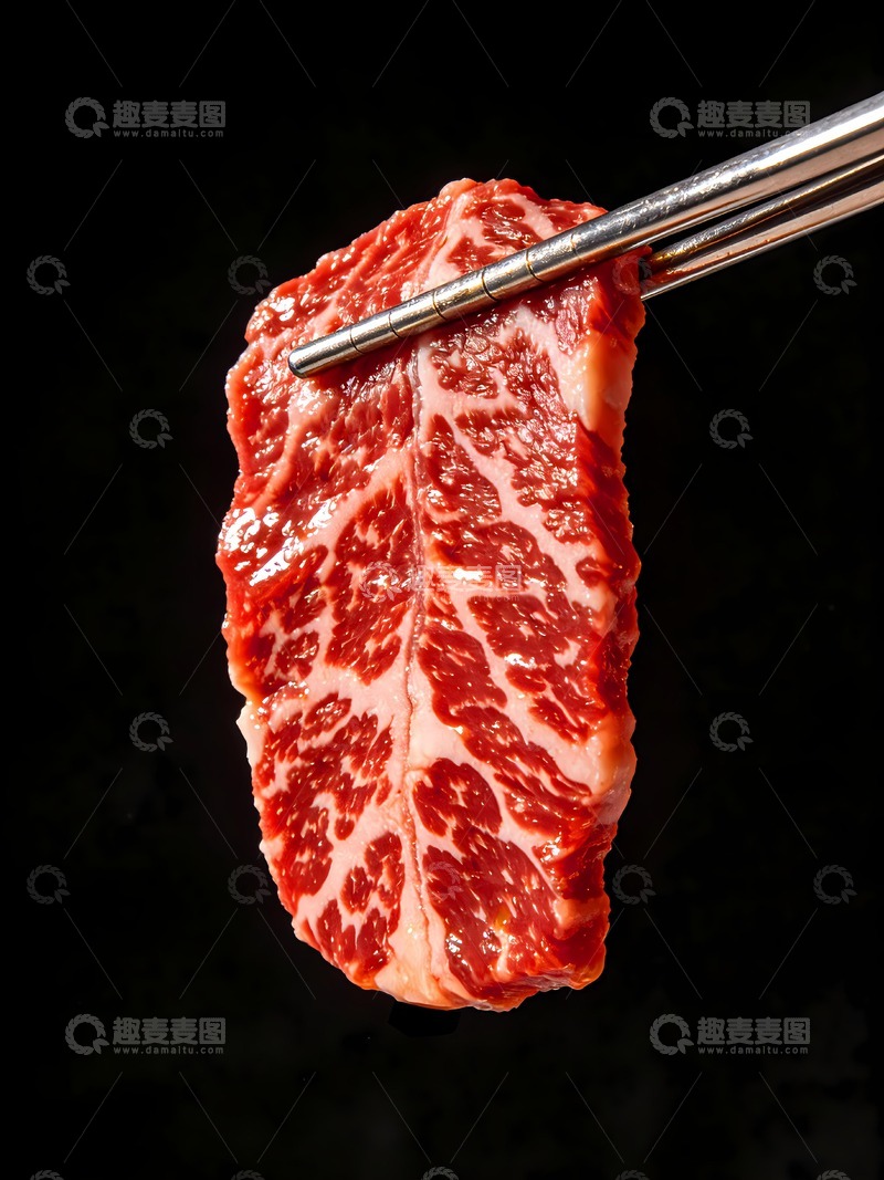 高清大图下载【趣麦麦图】一块雪花牛肉