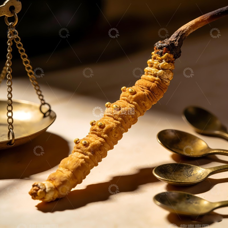 高清大图下载【趣麦麦图】冬虫夏草特写