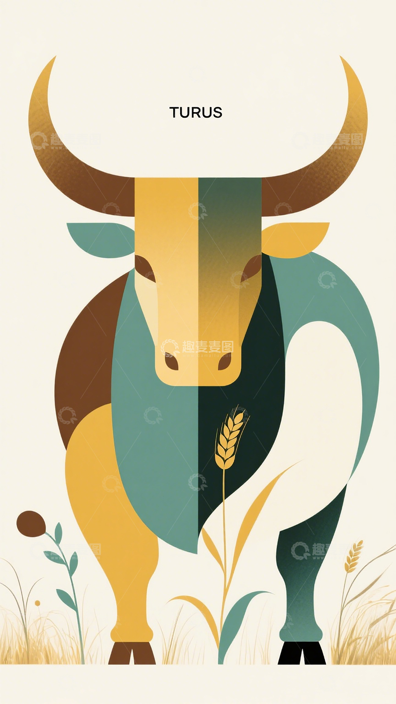 高清大图下载【趣麦麦图】生肖系列海报021