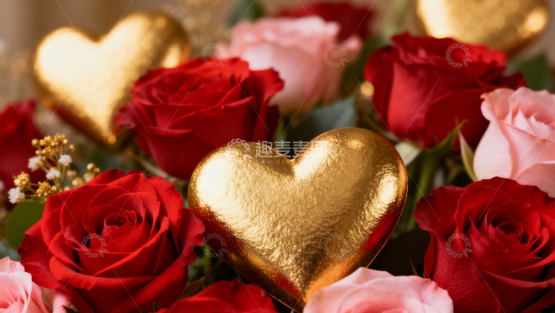 高清大图下载【趣麦麦图】情人节婚礼浪漫背景084