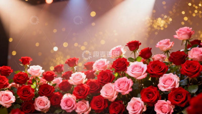 高清大图下载【趣麦麦图】情人节婚礼浪漫背景085