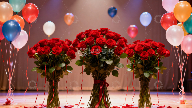 高清大图下载【趣麦麦图】情人节婚礼浪漫背景107