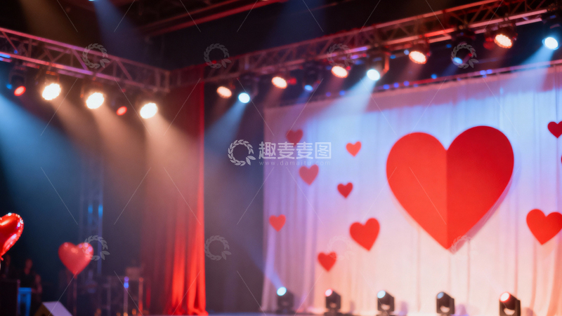 高清大图下载【趣麦麦图】情人节婚礼浪漫背景092