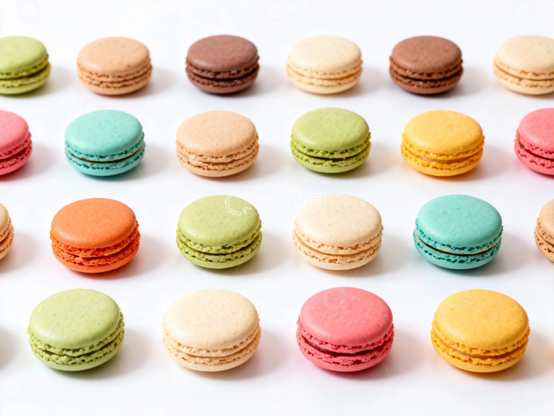 高清大图下载【趣麦麦图】马卡龙甜点美食摄影图片
