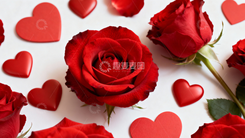 高清大图下载【趣麦麦图】情人节婚礼浪漫背景119