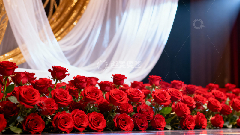 高清大图下载【趣麦麦图】情人节婚礼浪漫背景097
