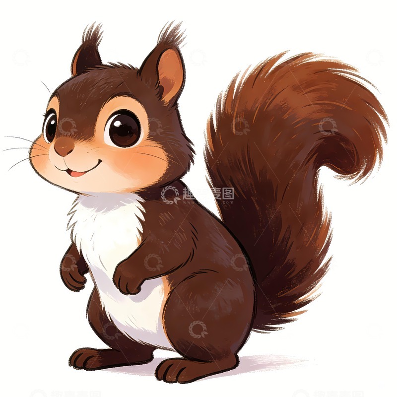 高清大图下载【趣麦麦图】小松鼠卖萌卡通