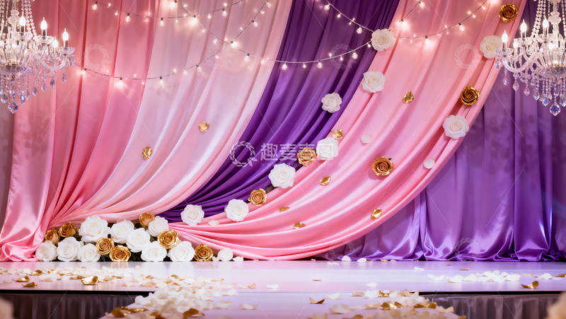 高清大图下载【趣麦麦图】情人节婚礼浪漫背景093