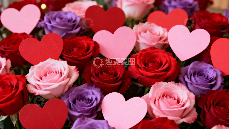 高清大图下载【趣麦麦图】情人节婚礼浪漫背景090