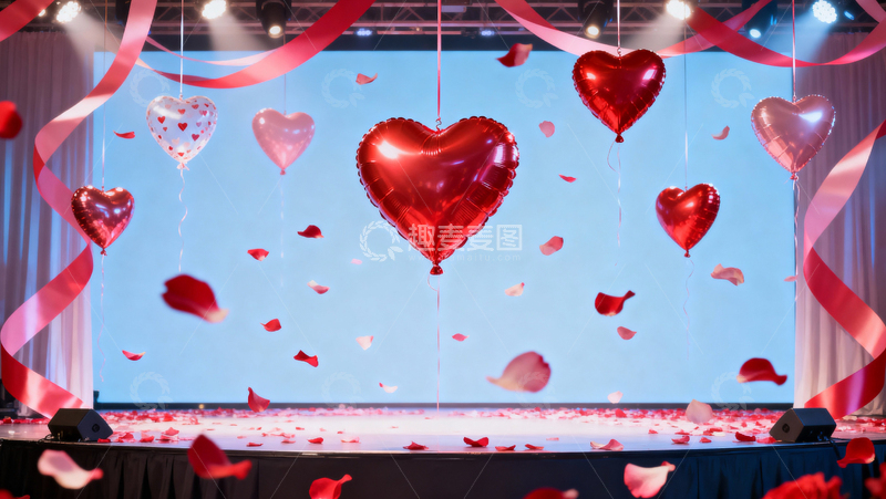 高清大图下载【趣麦麦图】情人节婚礼浪漫背景117