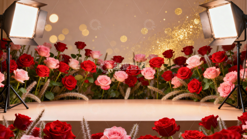 高清大图下载【趣麦麦图】情人节婚礼浪漫背景122