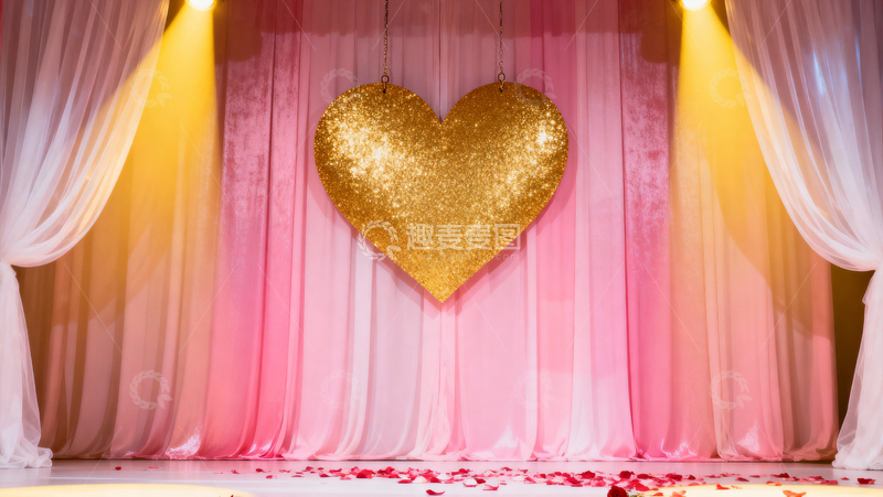 高清大图下载【趣麦麦图】情人节婚礼浪漫背景130