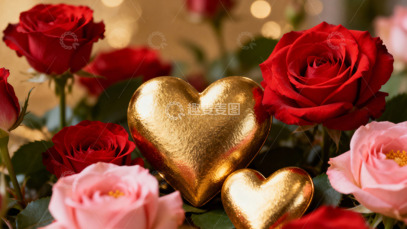 高清大图下载【趣麦麦图】情人节婚礼浪漫背景131
