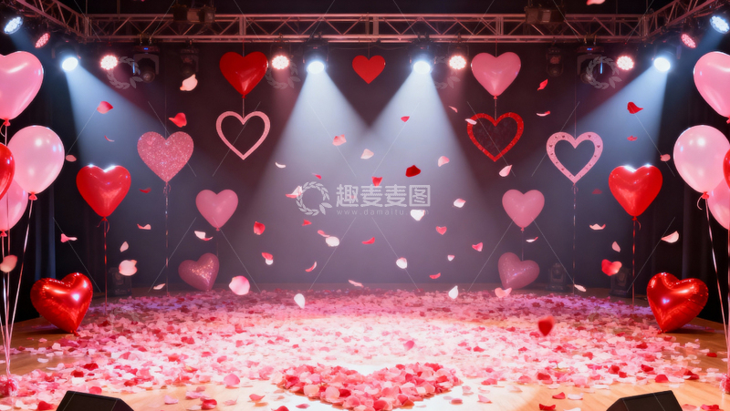 高清大图下载【趣麦麦图】情人节婚礼浪漫背景115