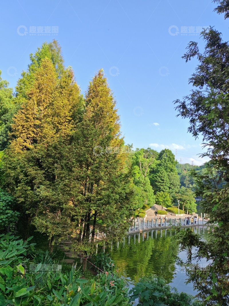 高清大图下载【趣麦麦图】-秋日湖畔风光111