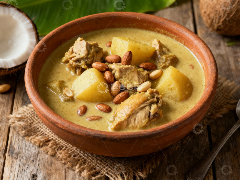 高清大图下载【趣麦麦图】陶瓷碗盛印度咖喱