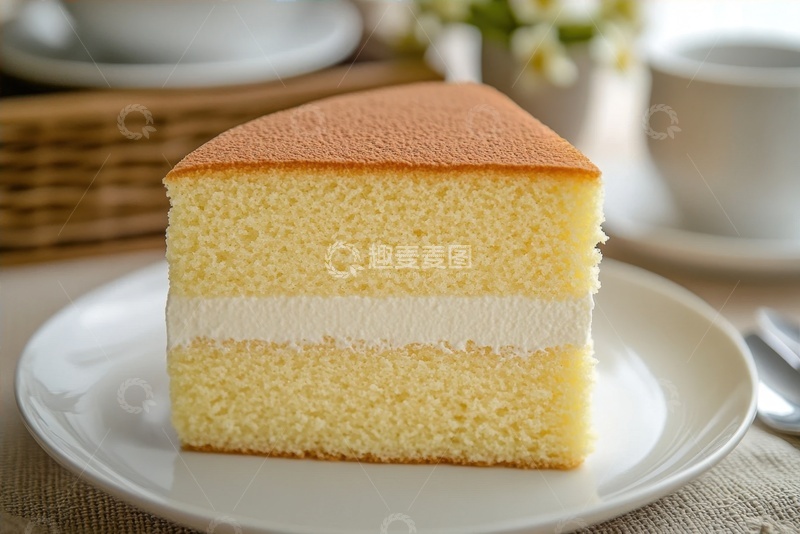 高清大图下载【趣麦麦图】夹心奶油蛋糕美食
