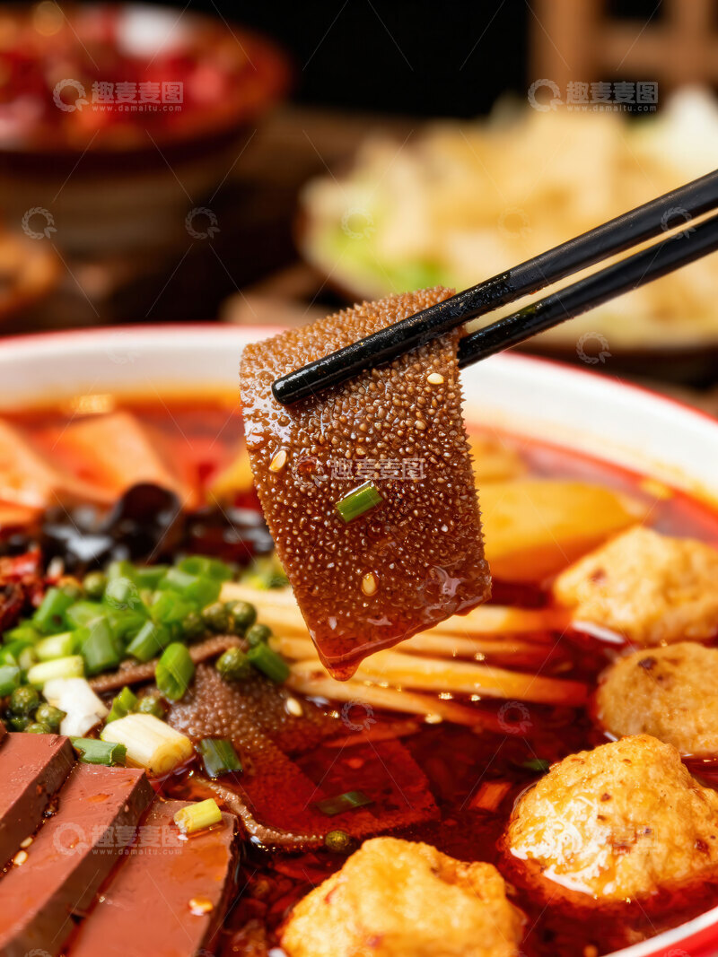 高清大图下载【趣麦麦图】毛肚  脆嫩  至味      