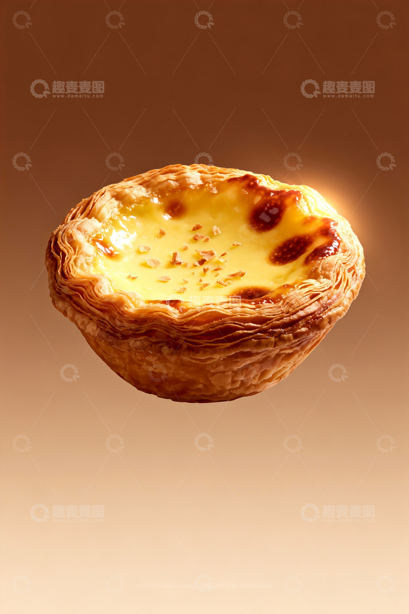 源文件下载【趣麦麦图】蛋挞特写摄影4