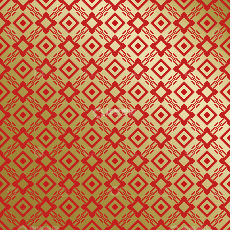 源文件下载【趣麦麦图】红金中式喜庆花纹背景824