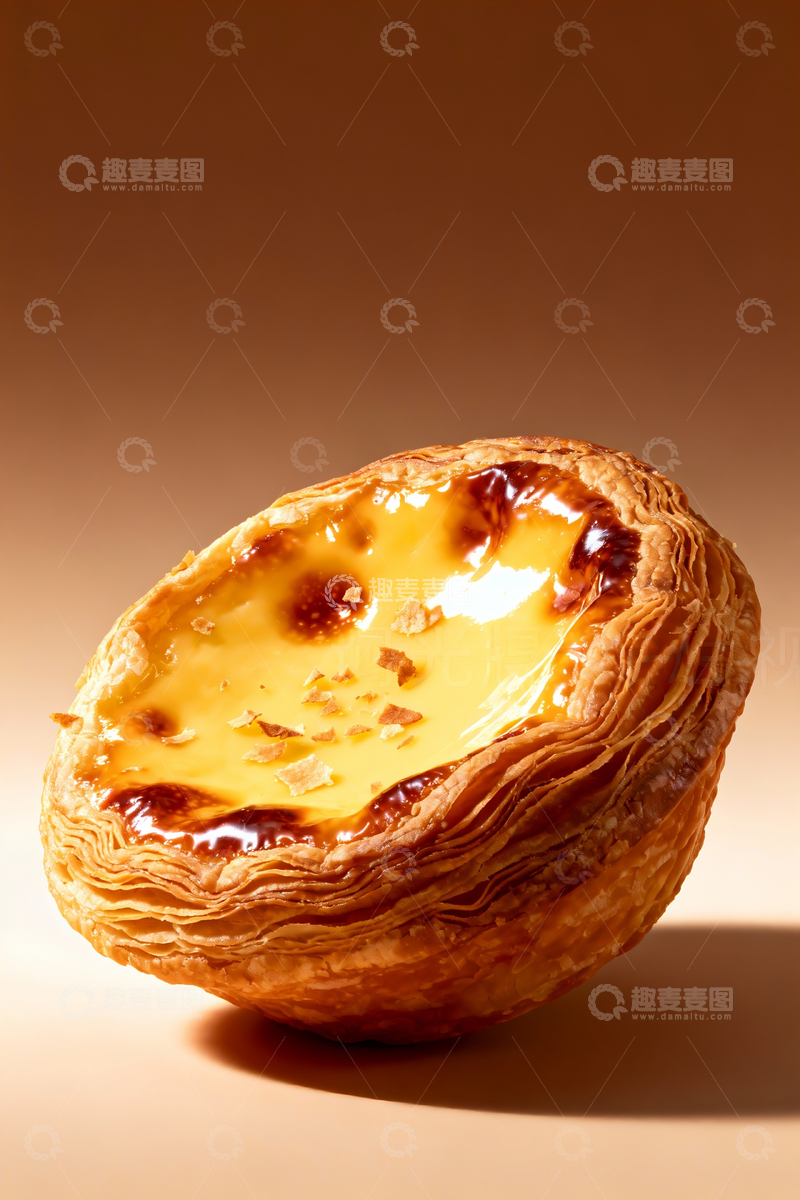 源文件下载【趣麦麦图】蛋挞特写摄影2