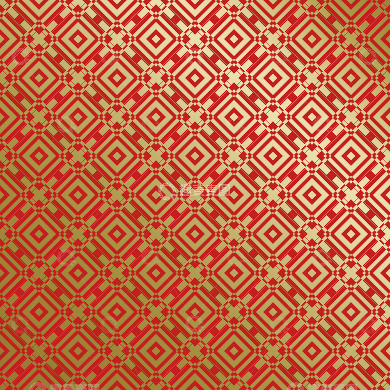 源文件下载【趣麦麦图】红金中式喜庆花纹背景825