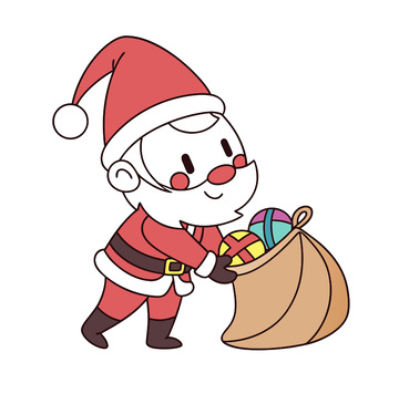 矢量圣诞老人