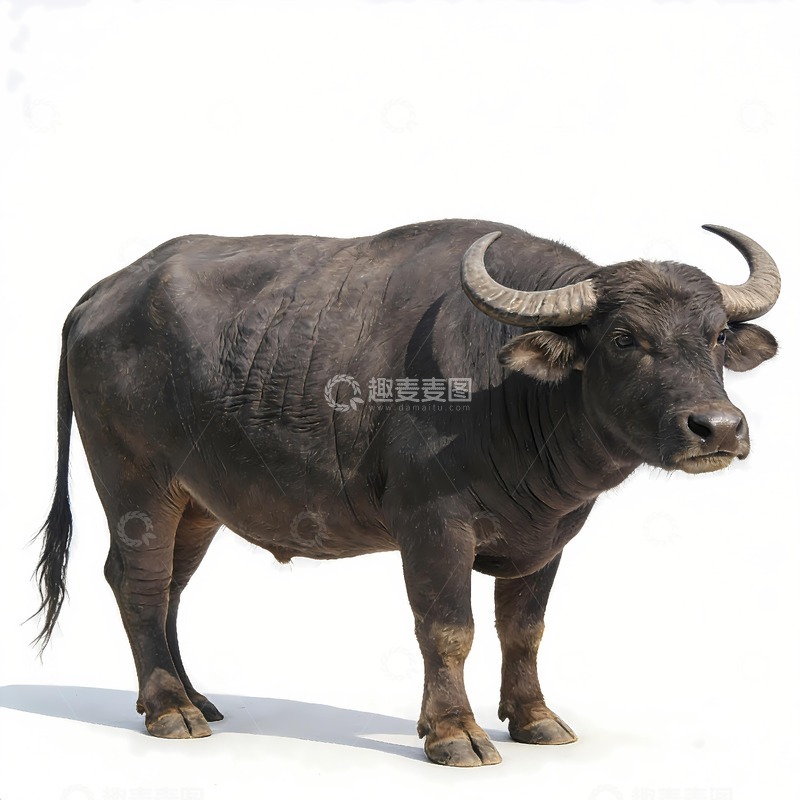 高清大图下载【趣麦麦图】一头水牛摄影