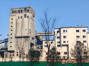 工业风老旧建筑城市景观