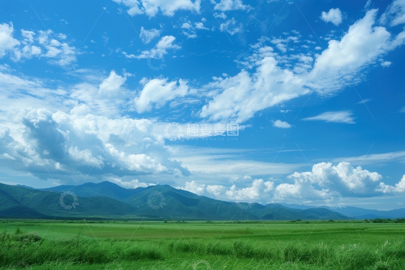 高清大图下载【趣麦麦图】远山流云自然美景