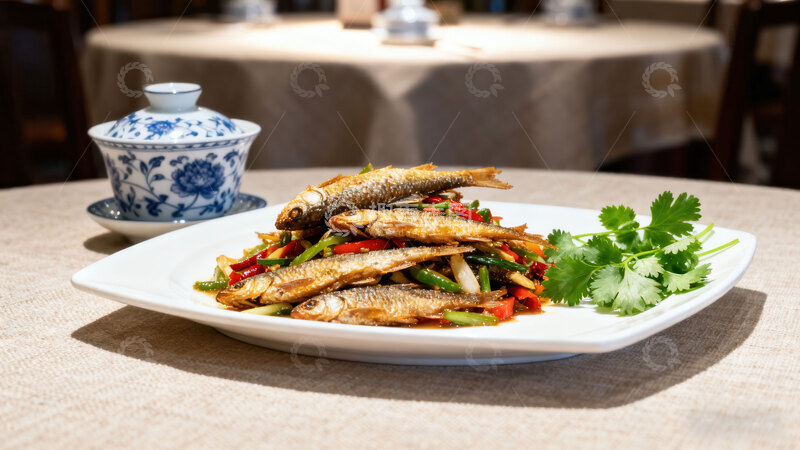 高清大图下载【趣麦麦图】小炒鱼  鲜嫩  技艺  