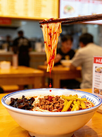 小面  麻辣   诱人  