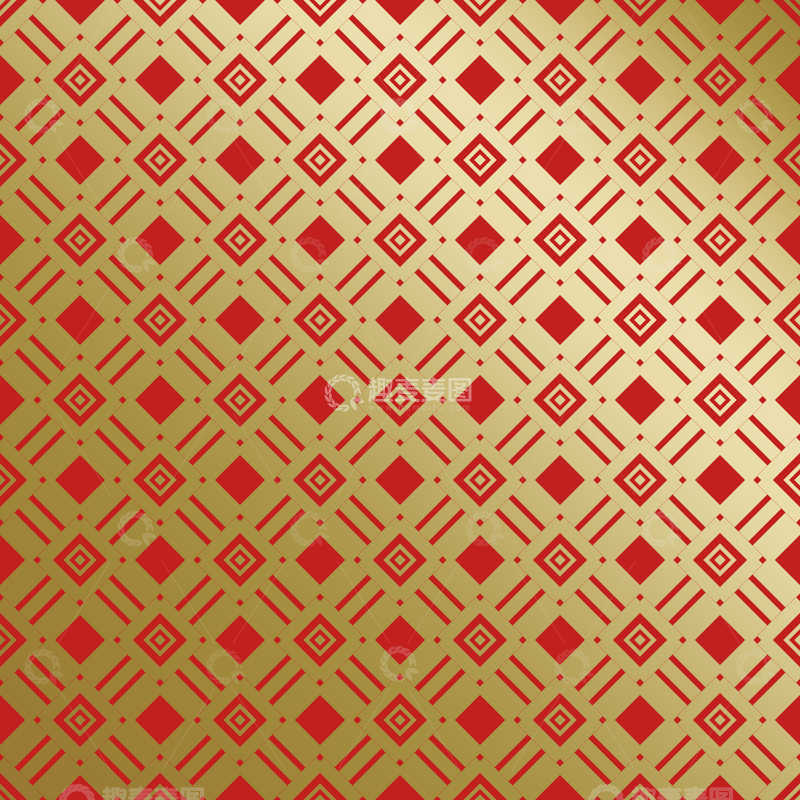 源文件下载【趣麦麦图】红金中式喜庆花纹背景868