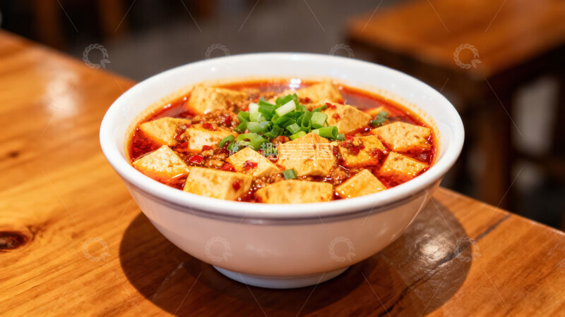 高清大图下载【趣麦麦图】麻婆豆腐  麻香 勾芡 