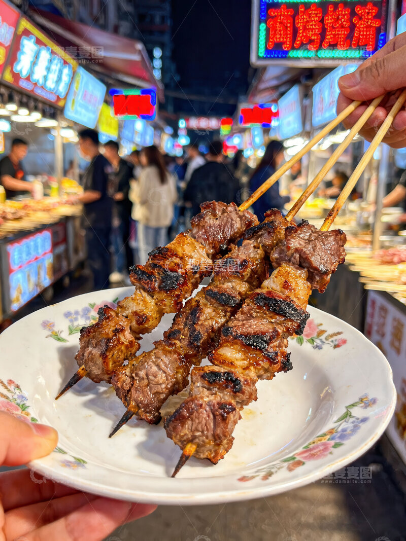 高清大图下载【趣麦麦图】肉串  穿签 面儿 