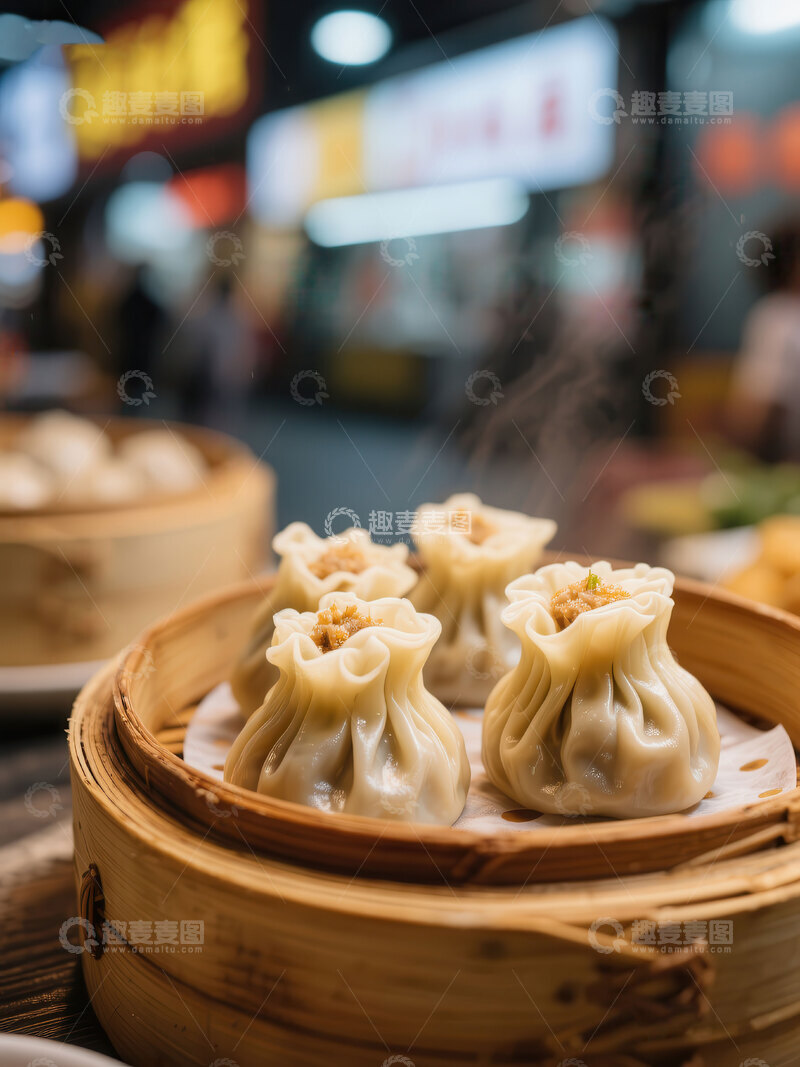 高清大图下载【趣麦麦图】烧麦  花开 地道 