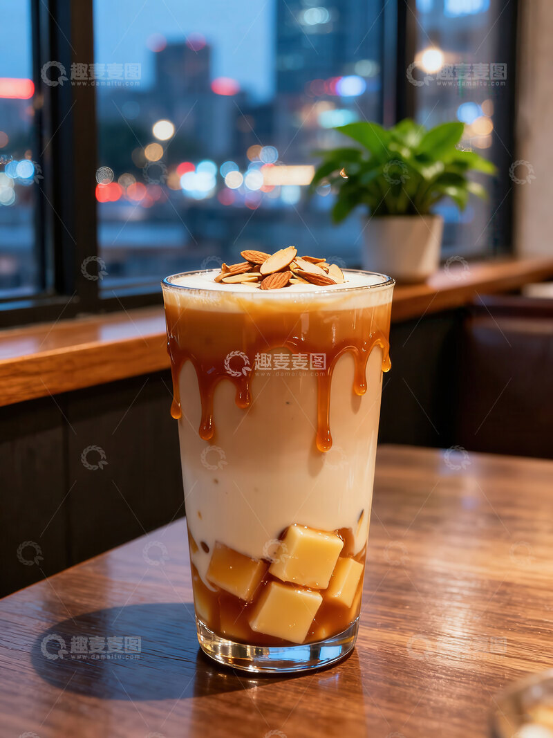 高清大图下载【趣麦麦图】奶茶  丝滑 Q弹 