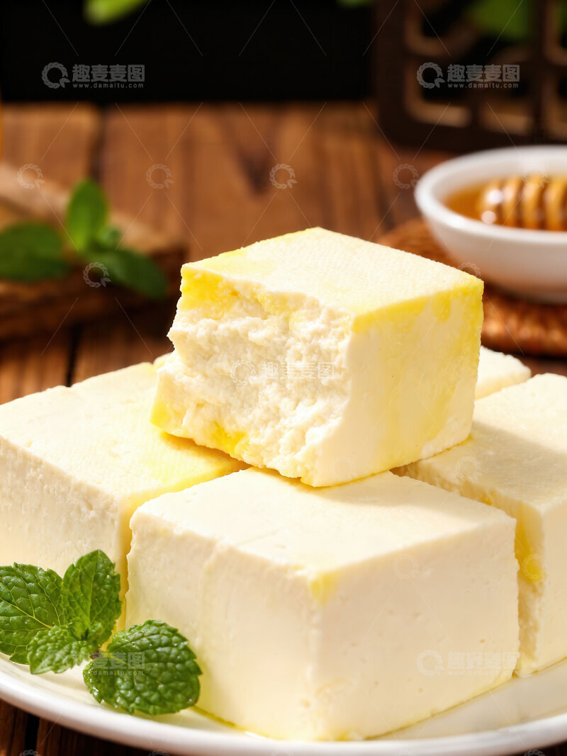 高清大图下载【趣麦麦图】奶豆腐  乳香 传统    
