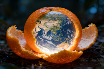 橘子皮包着地球4